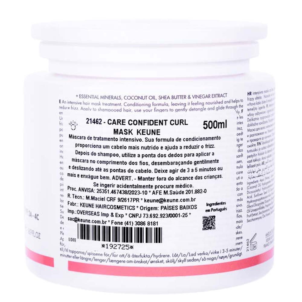 Keune Care Confident Curl Máscara 500ml 2
