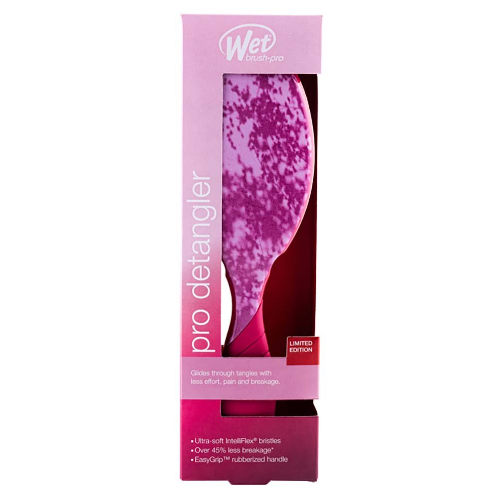 Escova De Cabelo Wetbrush Sombra Floral Rosa 3