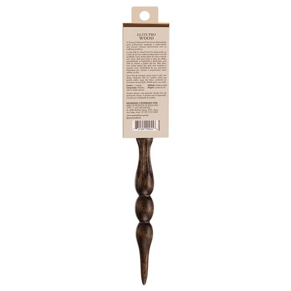 Escova de Cabelo Elite Pro Wood Proart Pequena ÚNICO 4