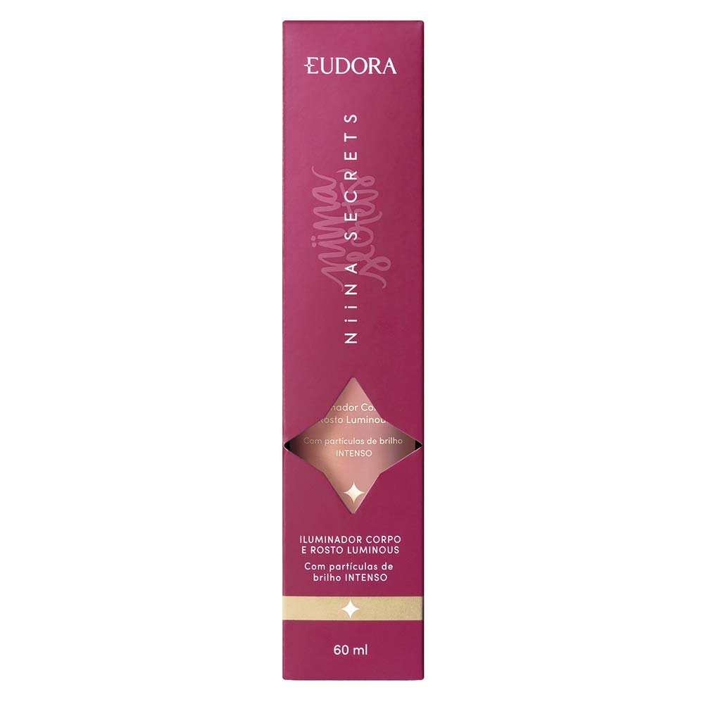 Iluminador para Corpo e Rosto Niina Secrets by Eudora Luminous 60ml 2