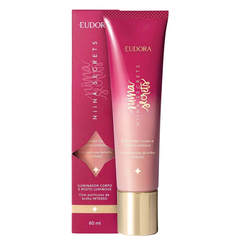 Iluminador para Corpo e Rosto Niina Secrets by Eudora Luminous 60ml 4