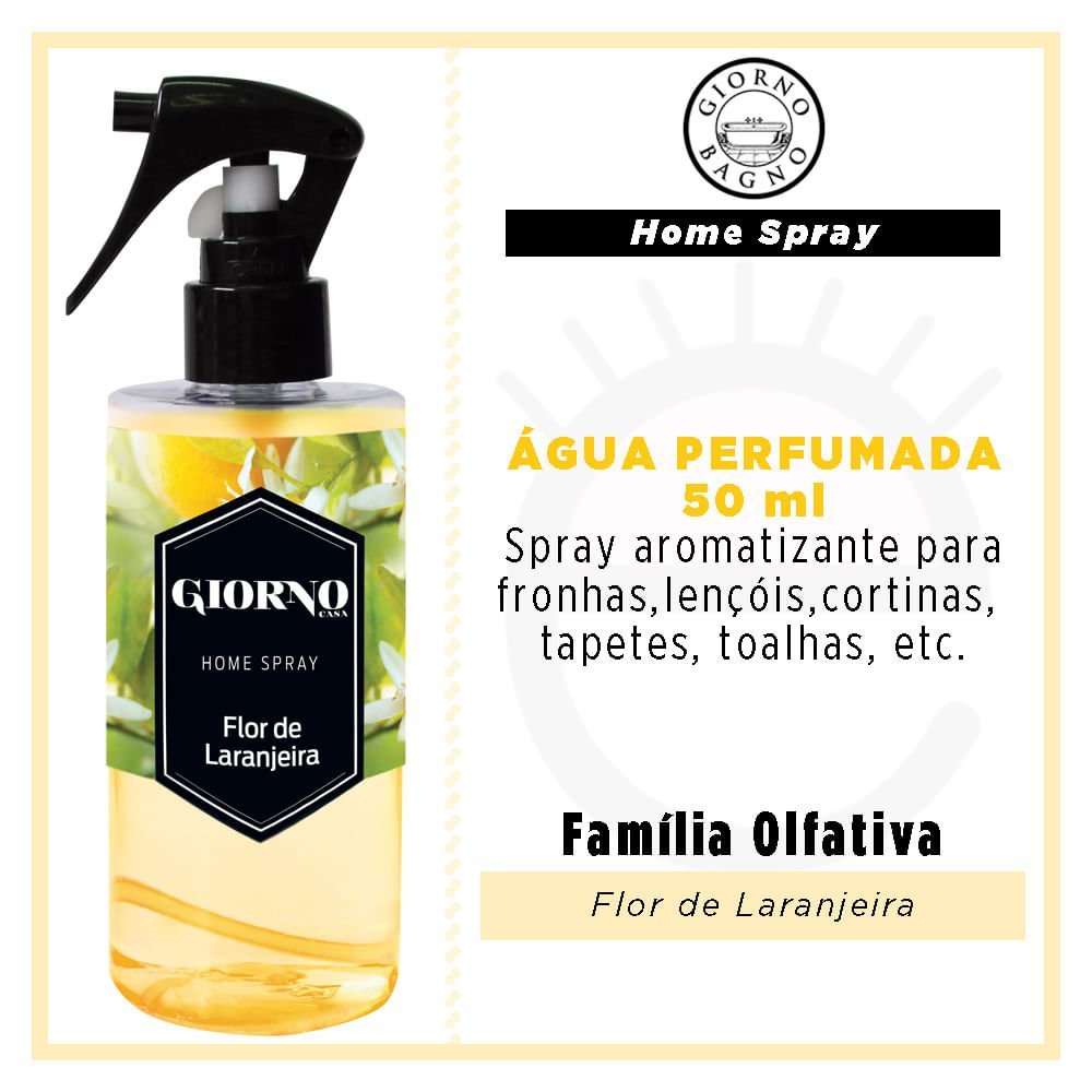Flor de Laranjeira & Vetiver Giorno Casa - Aromatizador de Ambiente ÚNICO 2