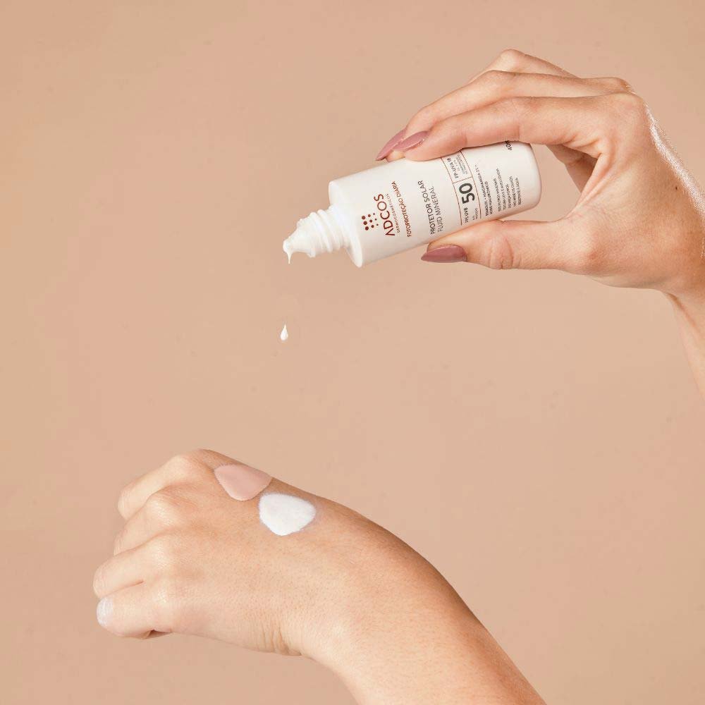 Protetor Solar Adcos Fluid Mineral FPS50 Tonalizante 4