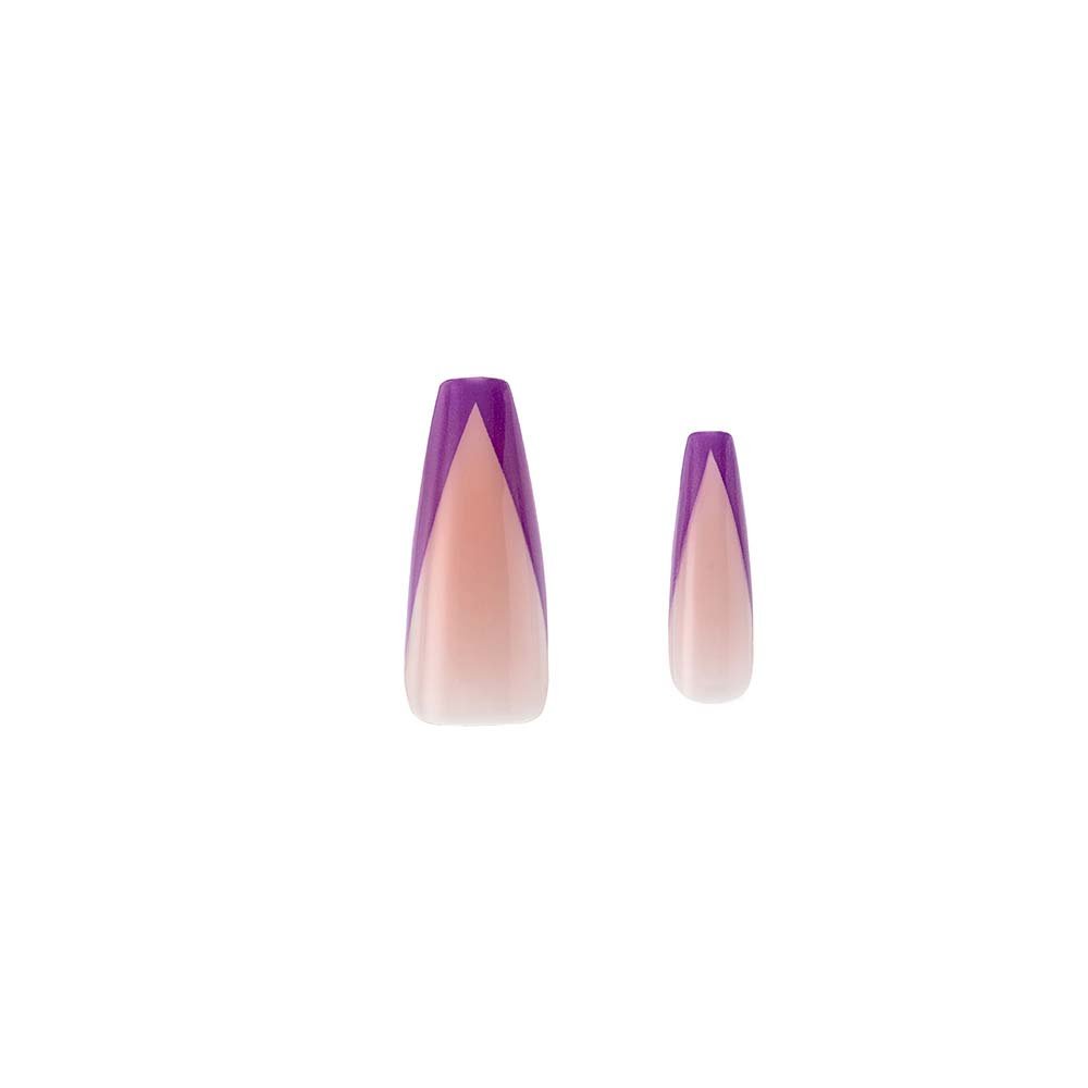 Unhas Postiças Kiss New York - Gel Extend New Purple ÚNICO 2