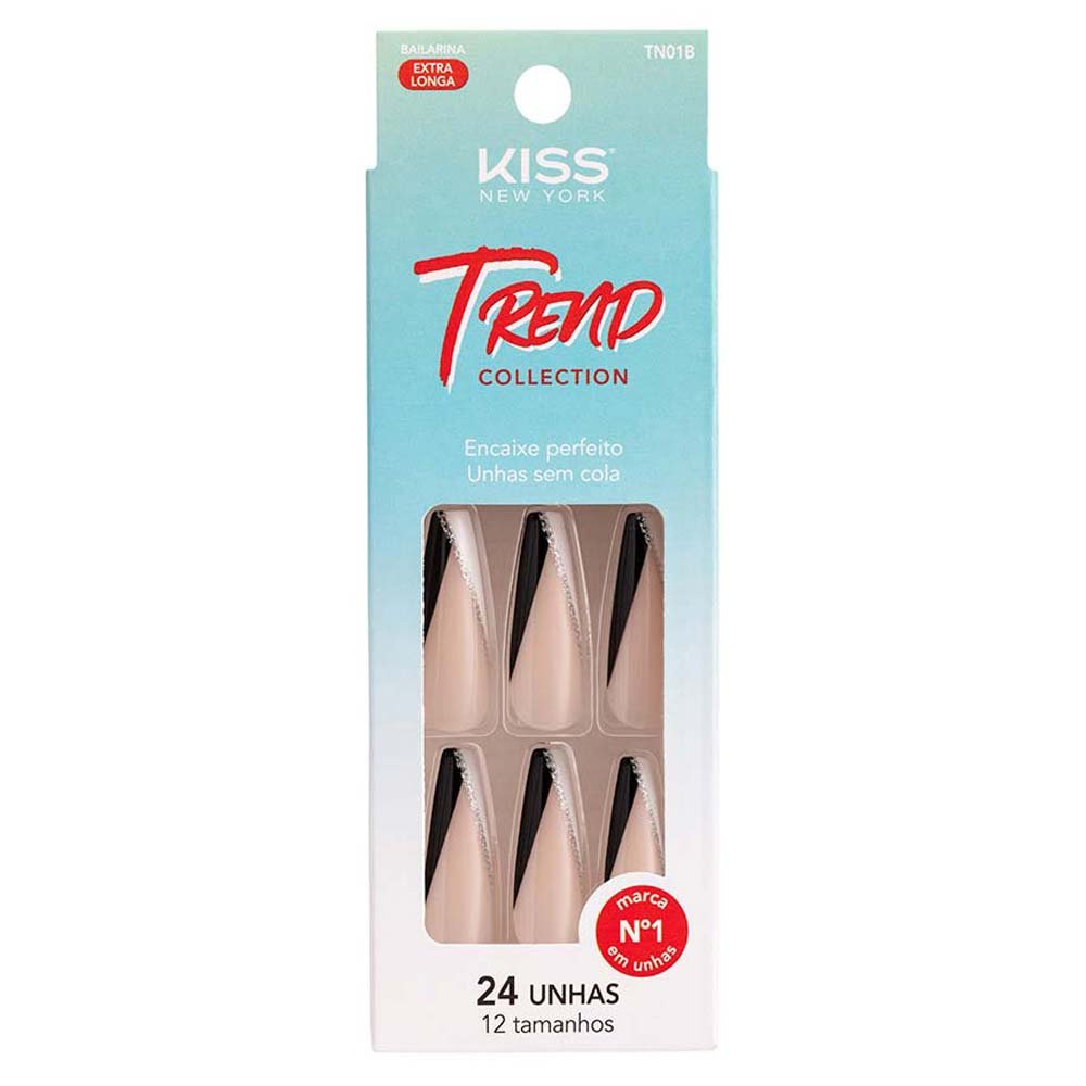 Unhas Postiças Kiss New York - Trend Collection De Vil ÚNICO 1