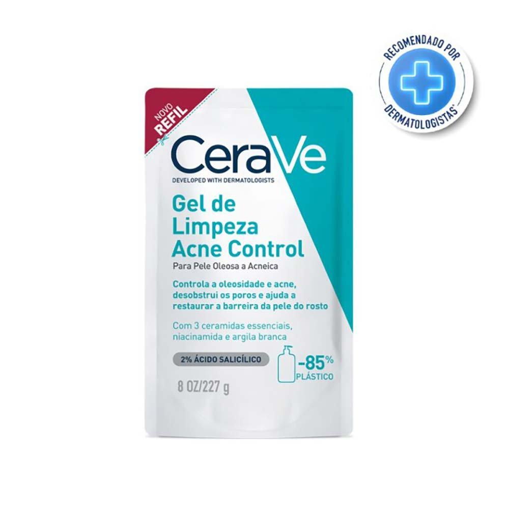 Gel de Limpeza Facial Cerave - Acne Control Refil 227g 2