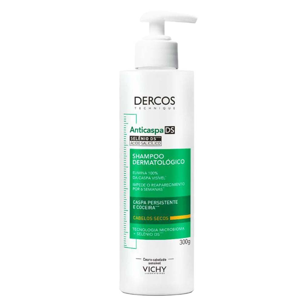 Vichy Dercos Shampoo Anticaspa DS - Cabelos Secos 300g 1