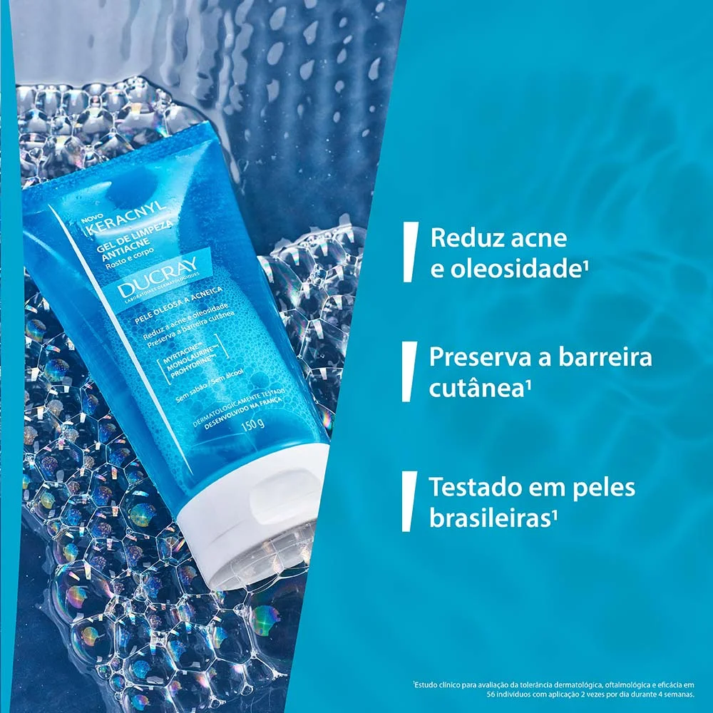 Gel de Limpeza Facil Antiacne Ducray - Keracnyl 60g 3