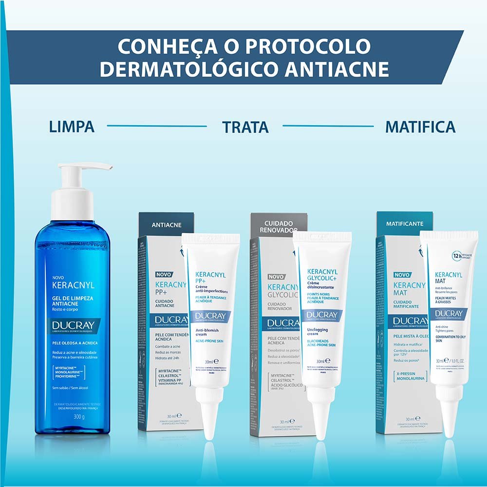 Tratamento Antiacne Ducray Keracnyl - PP+ 30ml 7
