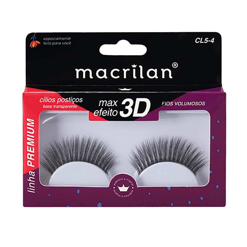 Cílios Postiços Macrilan - Fios Volumosos CL5-4
