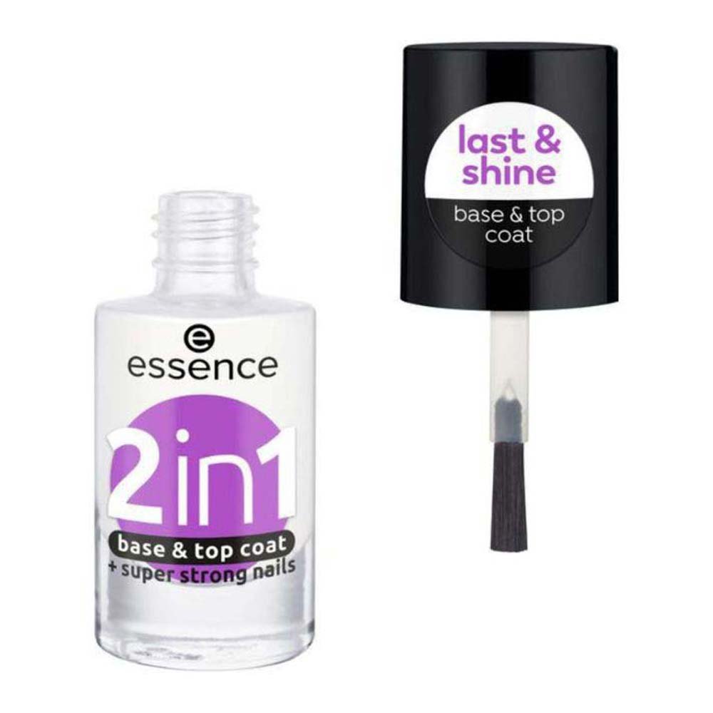 Esmalte Finalizador Essence - Base & Top Coat 2 em 1 ÚNICO 2