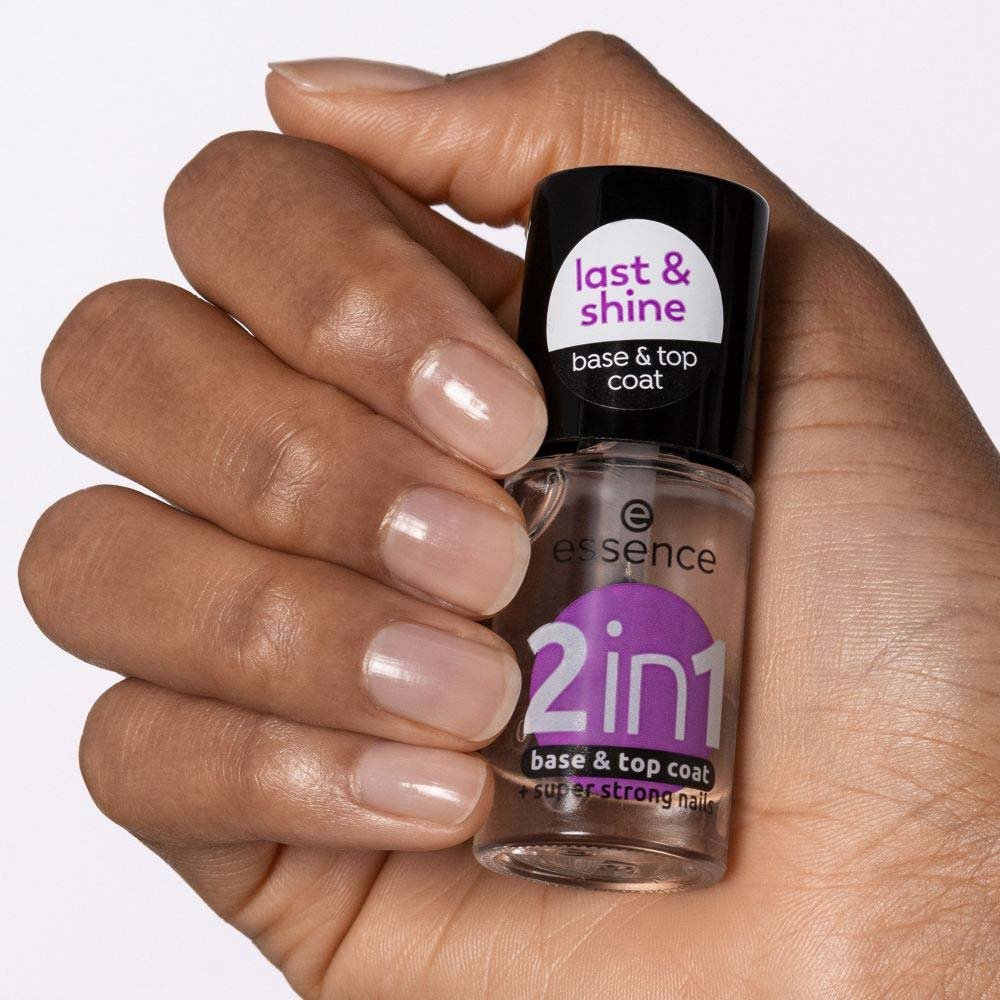 Esmalte Finalizador Essence - Base & Top Coat 2 em 1 ÚNICO 3
