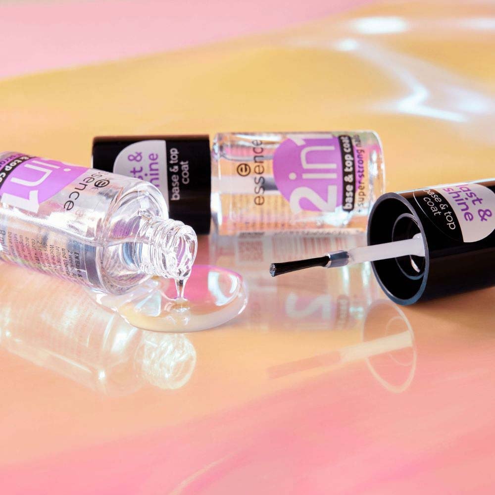 Esmalte Finalizador Essence - Base & Top Coat 2 em 1 ÚNICO 5