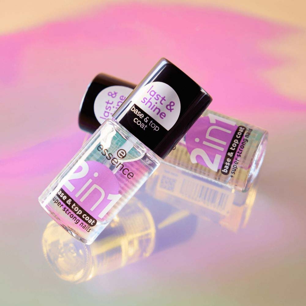 Esmalte Finalizador Essence - Base & Top Coat 2 em 1 ÚNICO 6