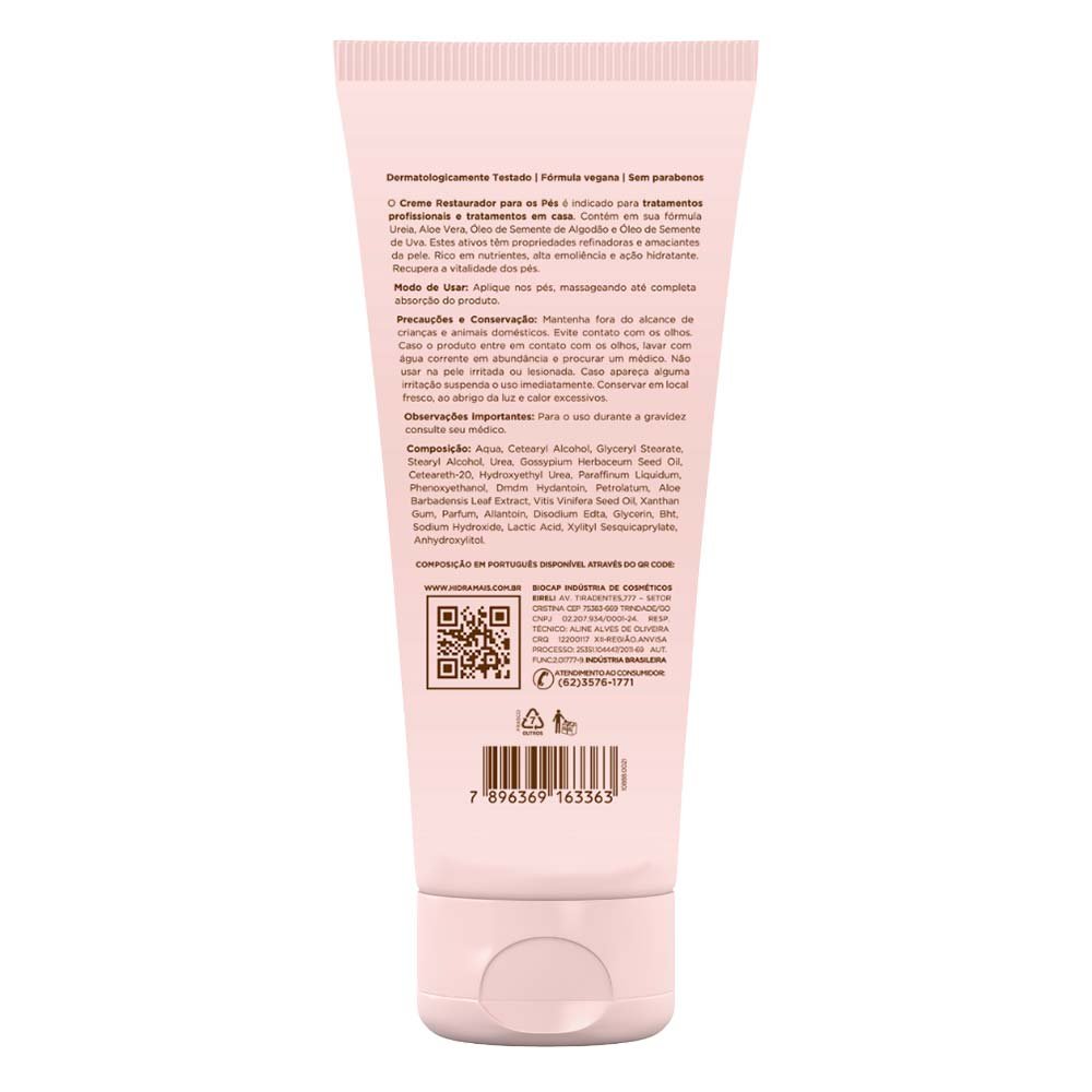 Creme Restaurador para os Pés Hidramais 200g 2