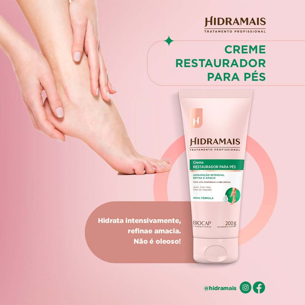 Creme Restaurador para os Pés Hidramais 200g 4