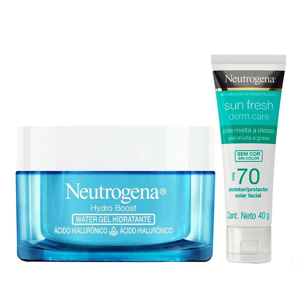 Neutrogena Kit - Hidratante Facial + Protetor Solar Facial FPS70 ÚNICO 1