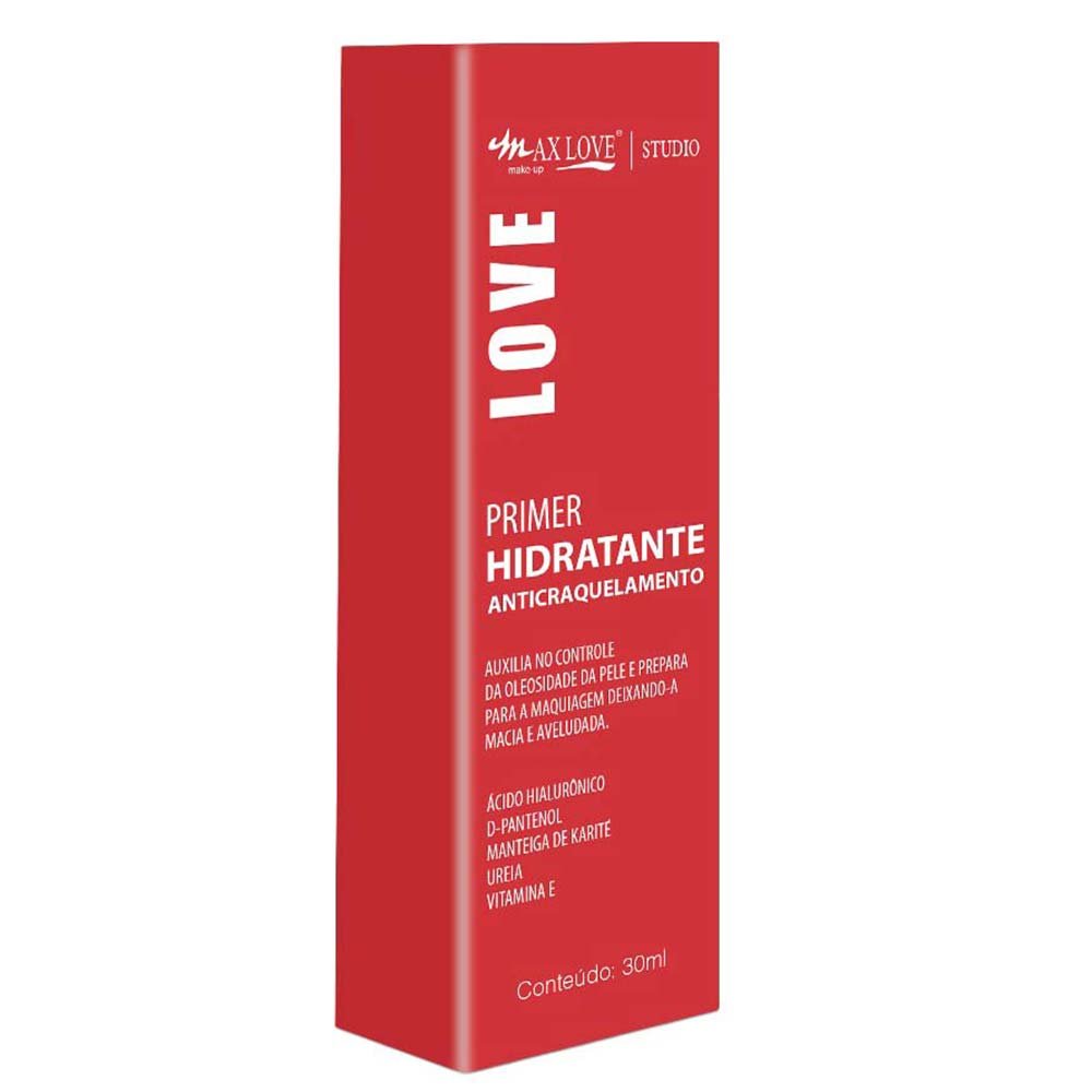 Primer Facial Hidratante Max Love - Anticraquelamento 30ml 4