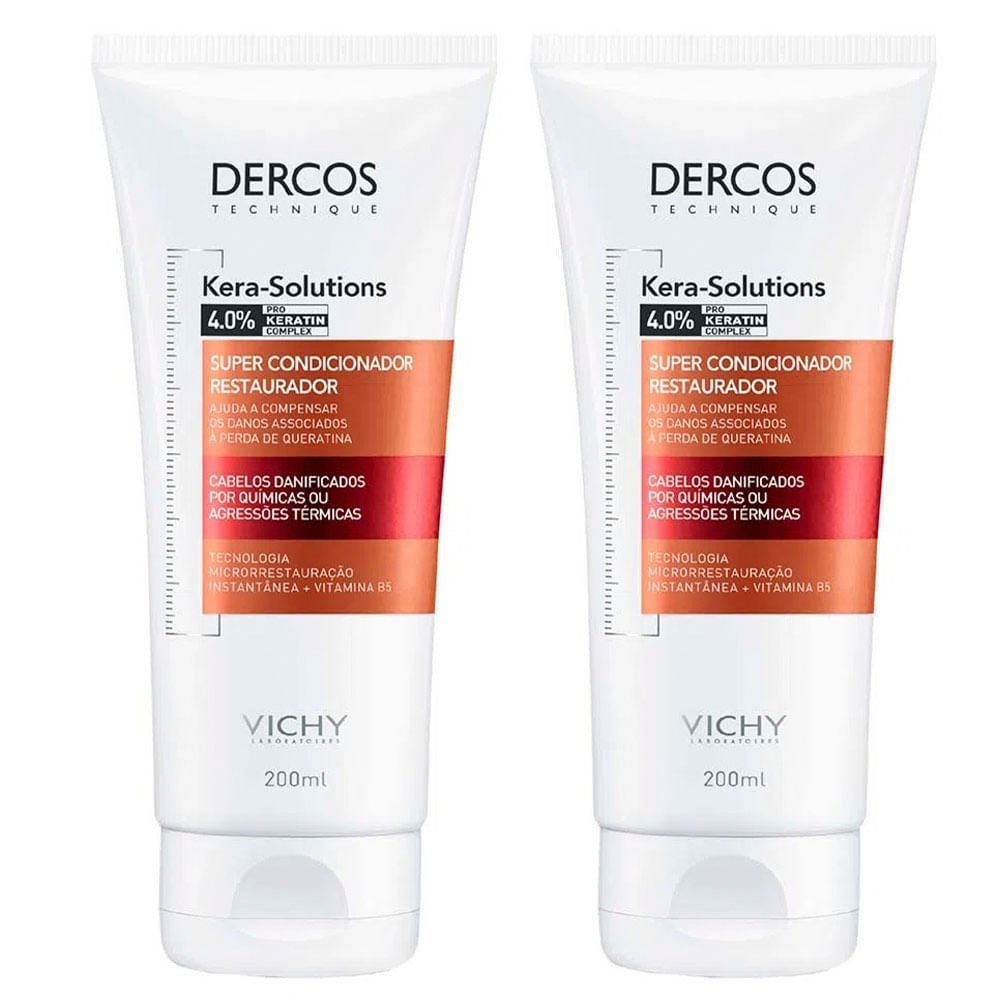 Vichy Kera Solutions Kit com 2 Condicionadores