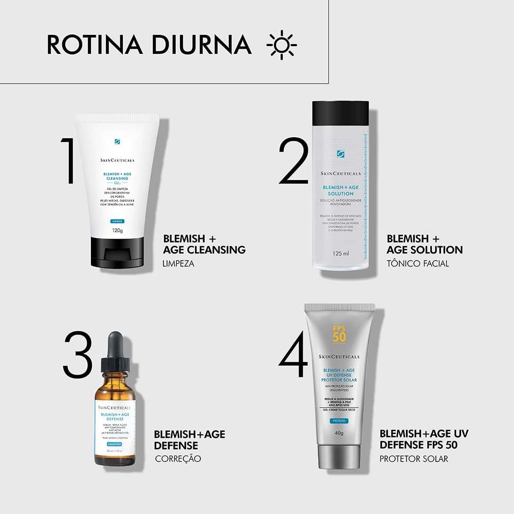Tônico Facial Skinceuticals - Blemish + Age Solution 200g 6