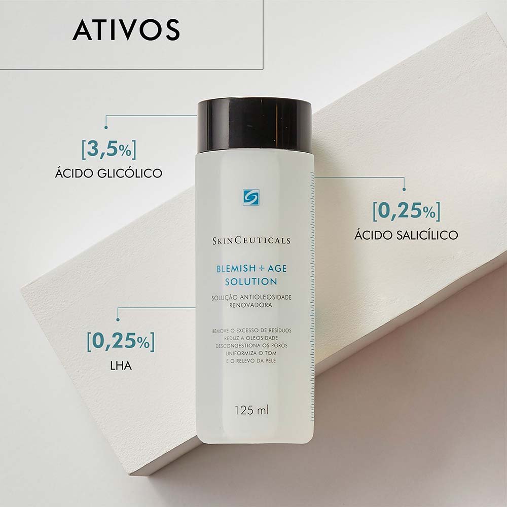 Tônico Facial Skinceuticals - Blemish + Age Solution 200g 8