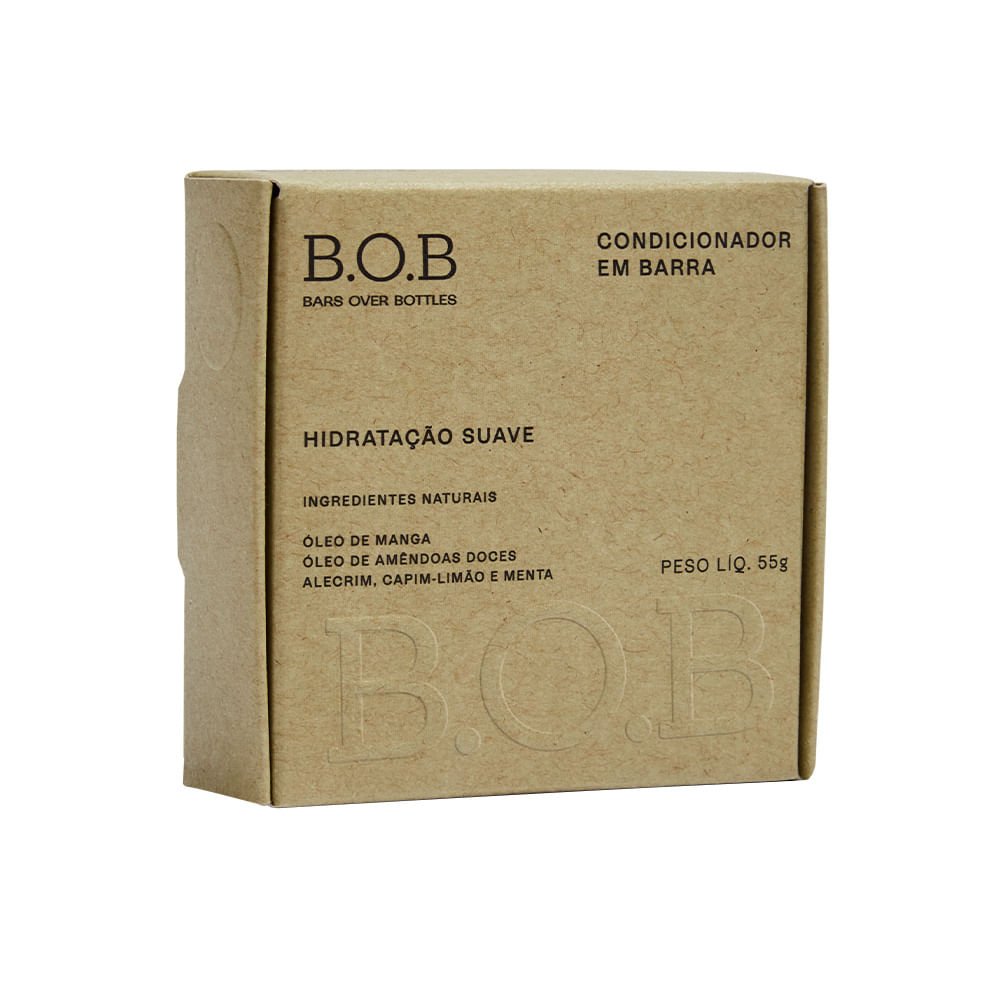 B.O.B Hidratação Suave Condicionador Sólido 55g 3