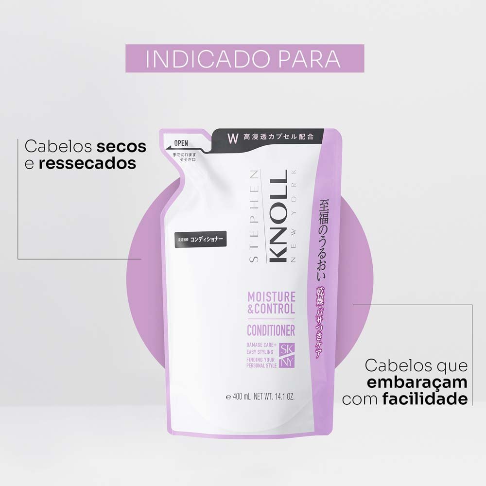 Stephen Knoll Moisture e Control Condicionador Refil 400ml 2