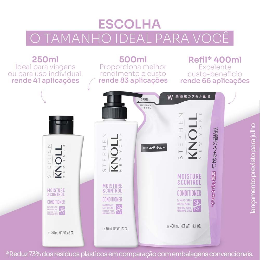 Stephen Knoll Moisture e Control Condicionador Refil 400ml 7