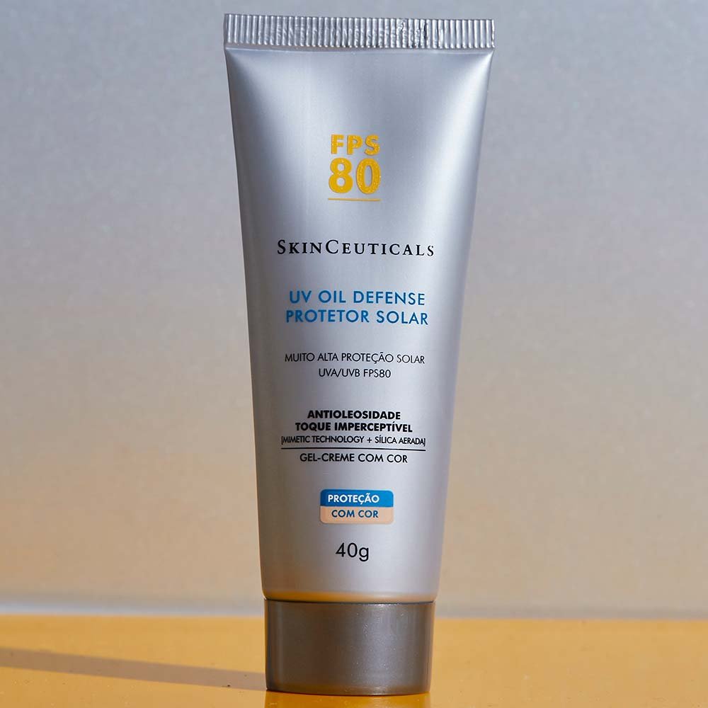 Protetor Solar Skinceuticals - UV Oil Defense FPS 80 Tinted Universal 4
