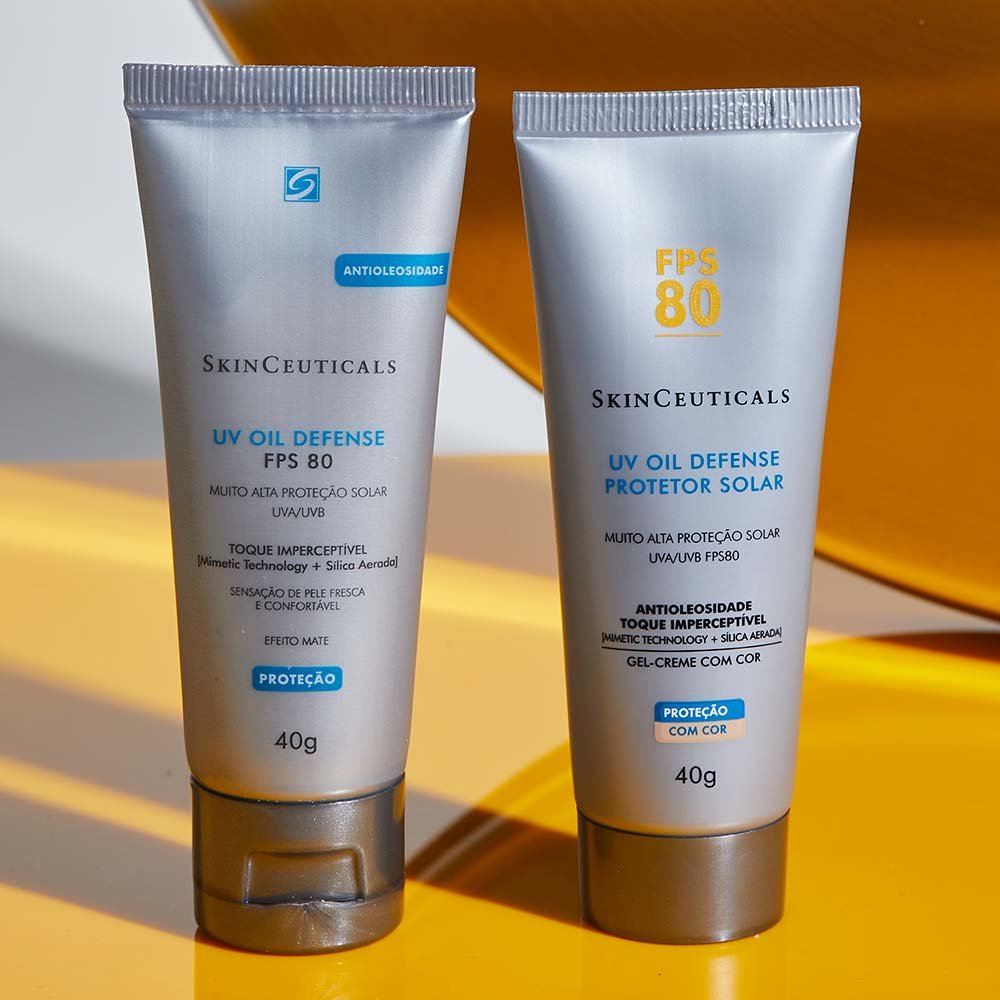 Protetor Solar Skinceuticals - UV Oil Defense FPS 80 Tinted Universal 5