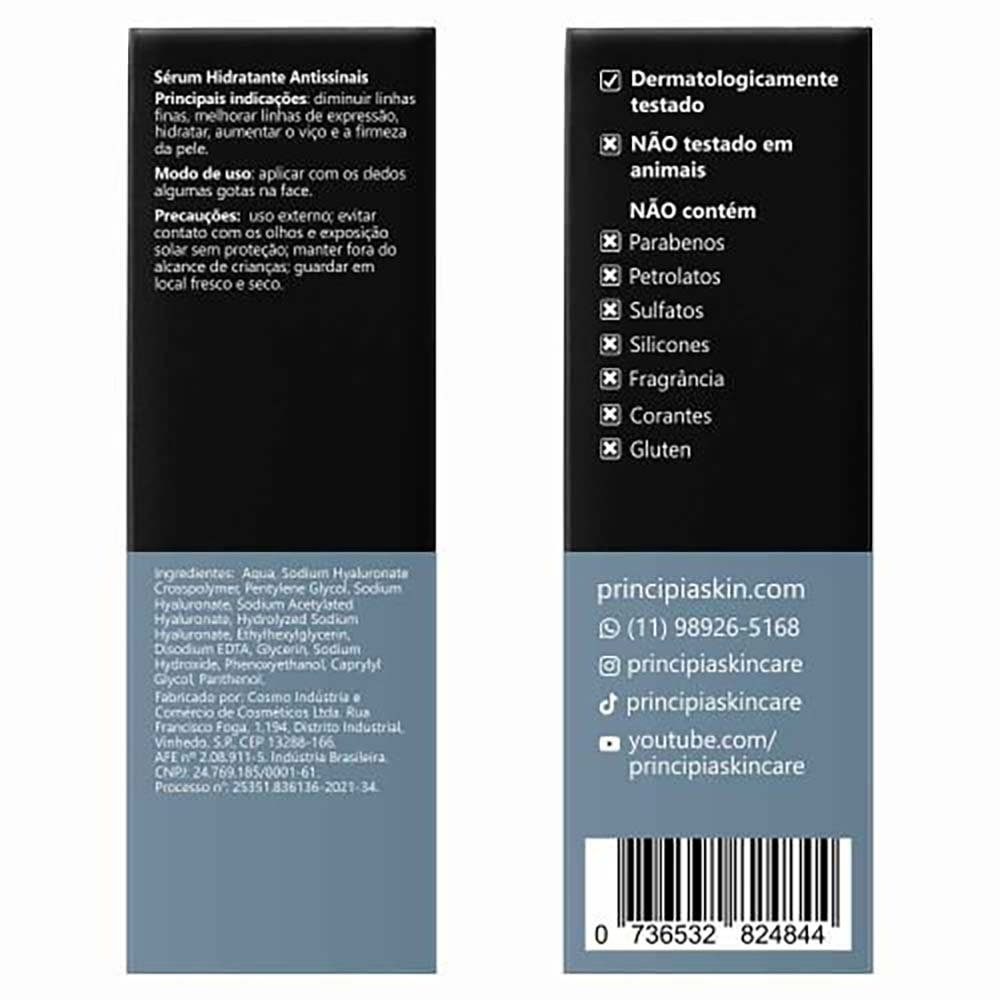 Sérum Principia Skin Ácido Hialuronico e Vitamina B5 30ml 3