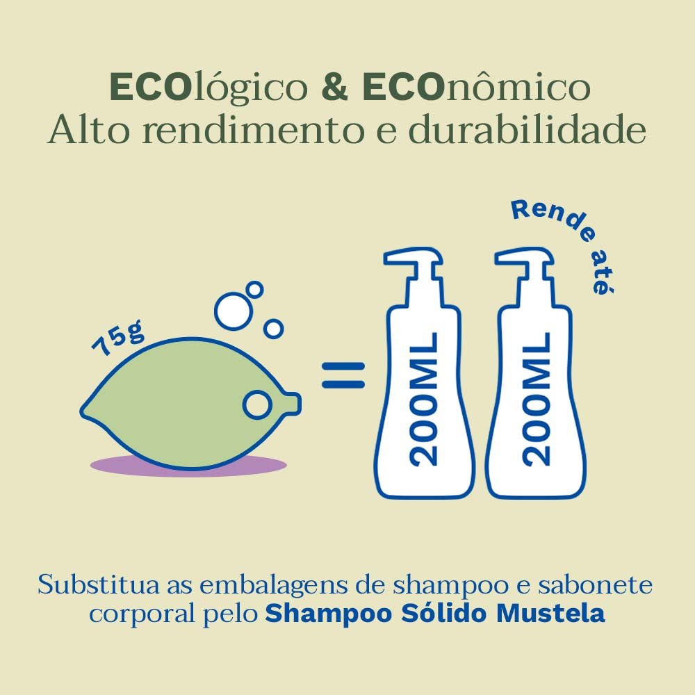 Mustela Shampoo Sólido 75g 4
