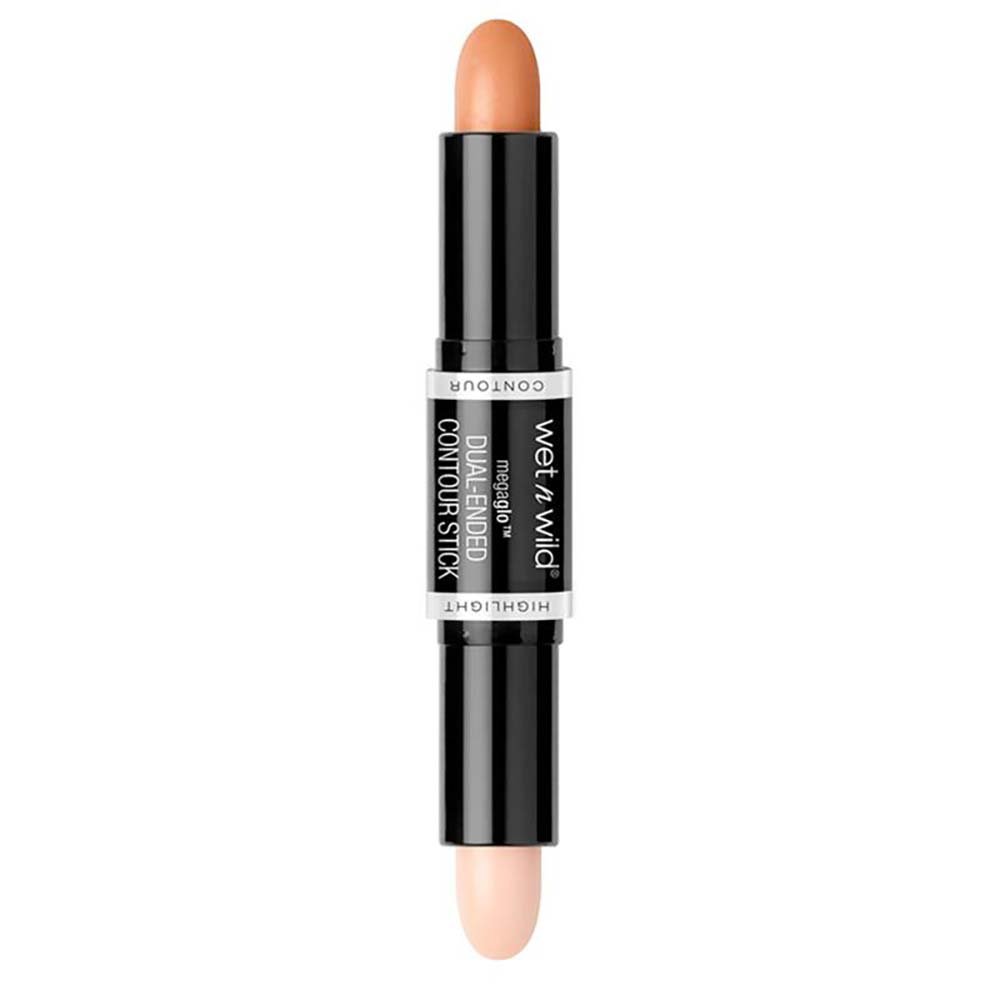 Bastão de Contorno Ponta Dupla wet n wild - MegaGlo Dual-Ended Contour Medium/Tan 1