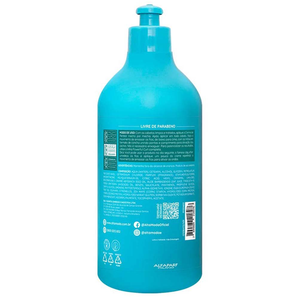 Alta Moda Powerful Curl Crespos Creme de Pentear 500ml 2