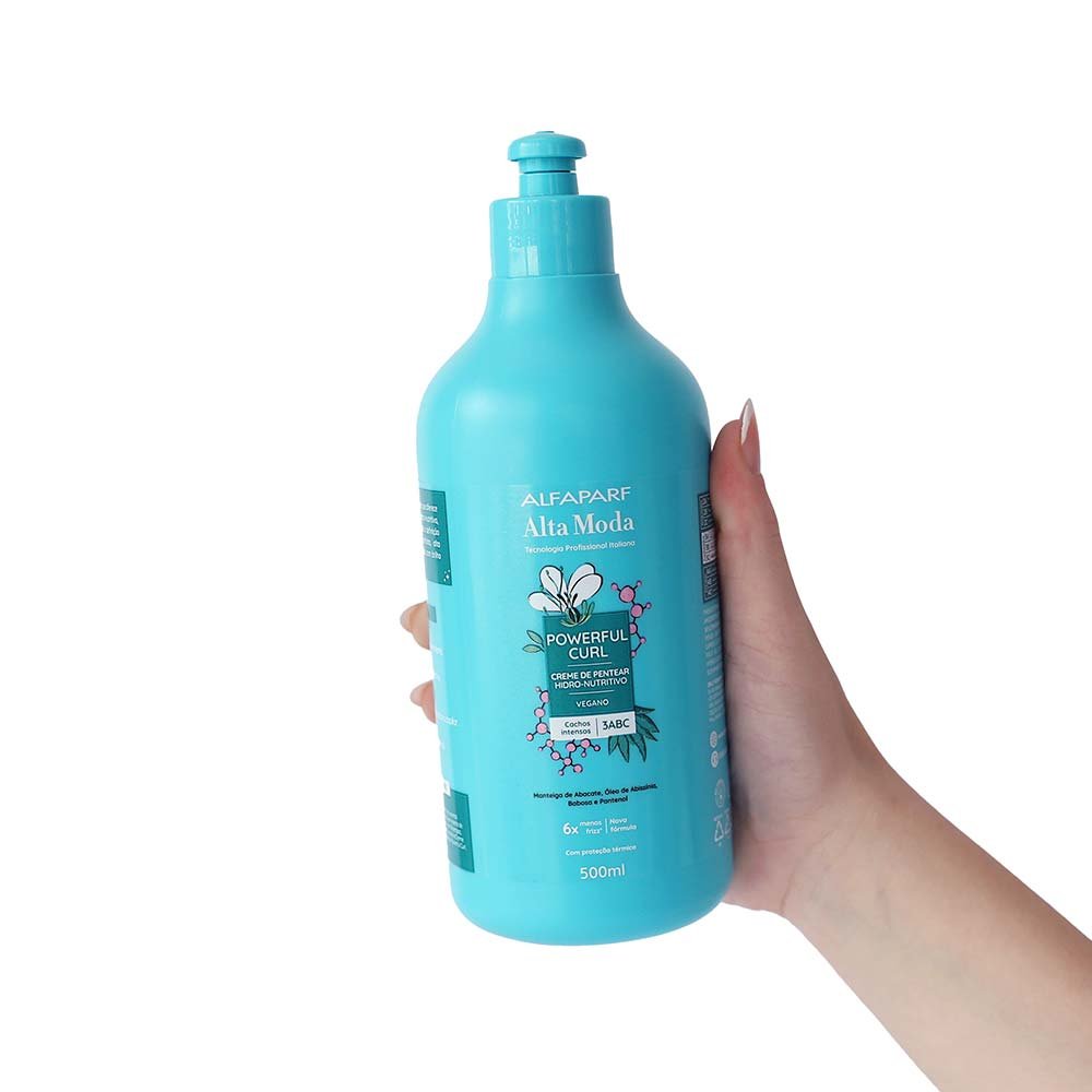 Alta Moda Powerful Curl Crespos Creme de Pentear 500ml 3