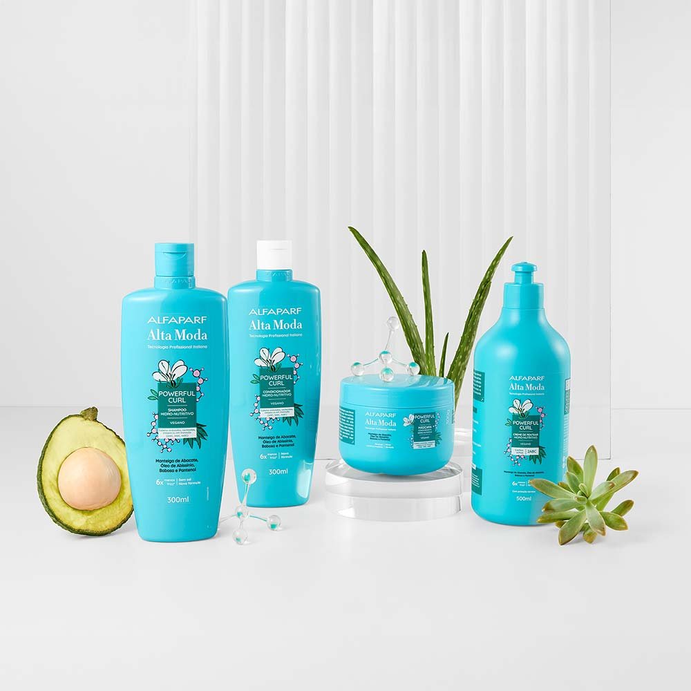Alta Moda Powerful Curl Crespos Creme de Pentear 500ml 7