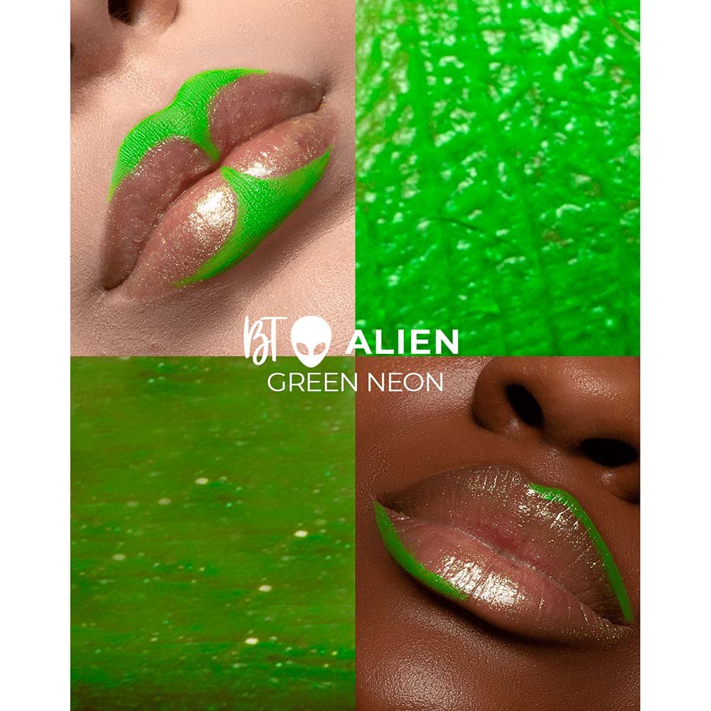 Sombra Líquida Bruna Tavares BT - Alien 3x1 Green Neon 6
