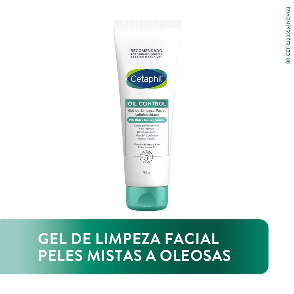 Gel de Limpeza Facial Antioleosidade Cetaphil - Oil Control 250ml 2