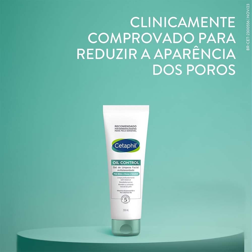 Gel de Limpeza Facial Antioleosidade Cetaphil - Oil Control 250ml 6