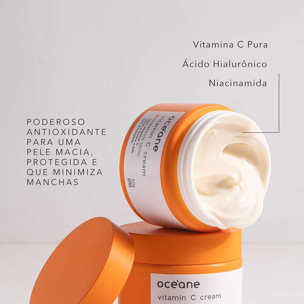 Creme Hidratante Facial Océane - Vitamin C Cream 50g 4