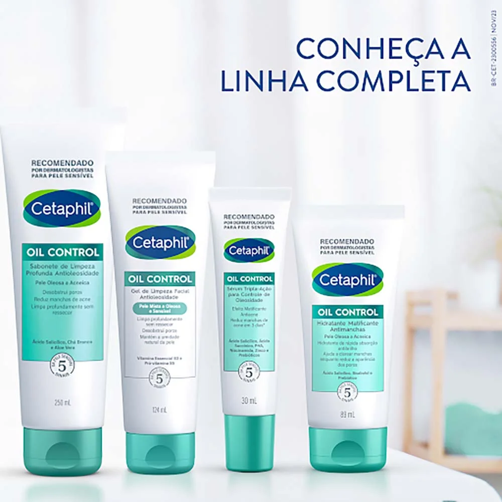Sabonete Facial de Limpeza Profunda Cetaphil - Oil Control 250ml 8
