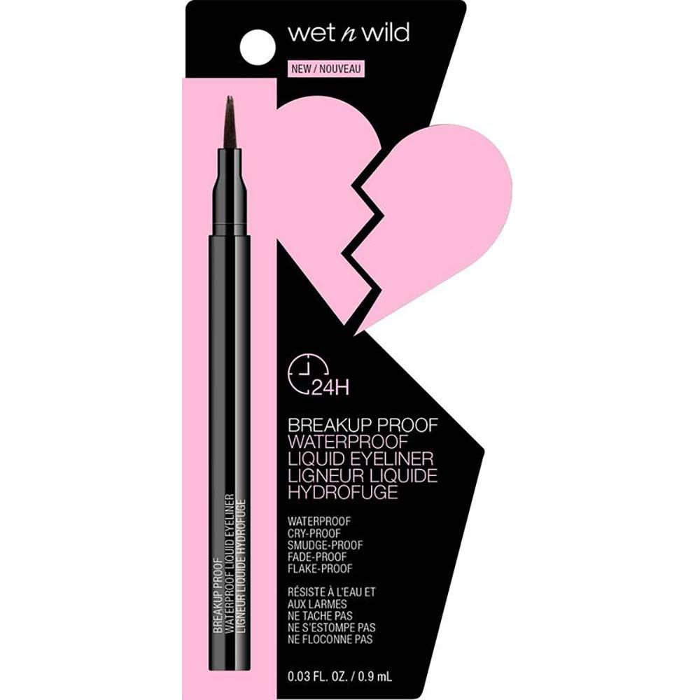 Delineador à Prova D'Água wet n wild Breakup Proof Ultra Black 5