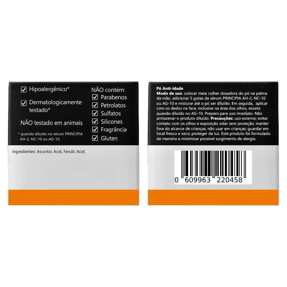 Pó Facial Ultrafino Anti-Idade Principia - VC-95 10g 4