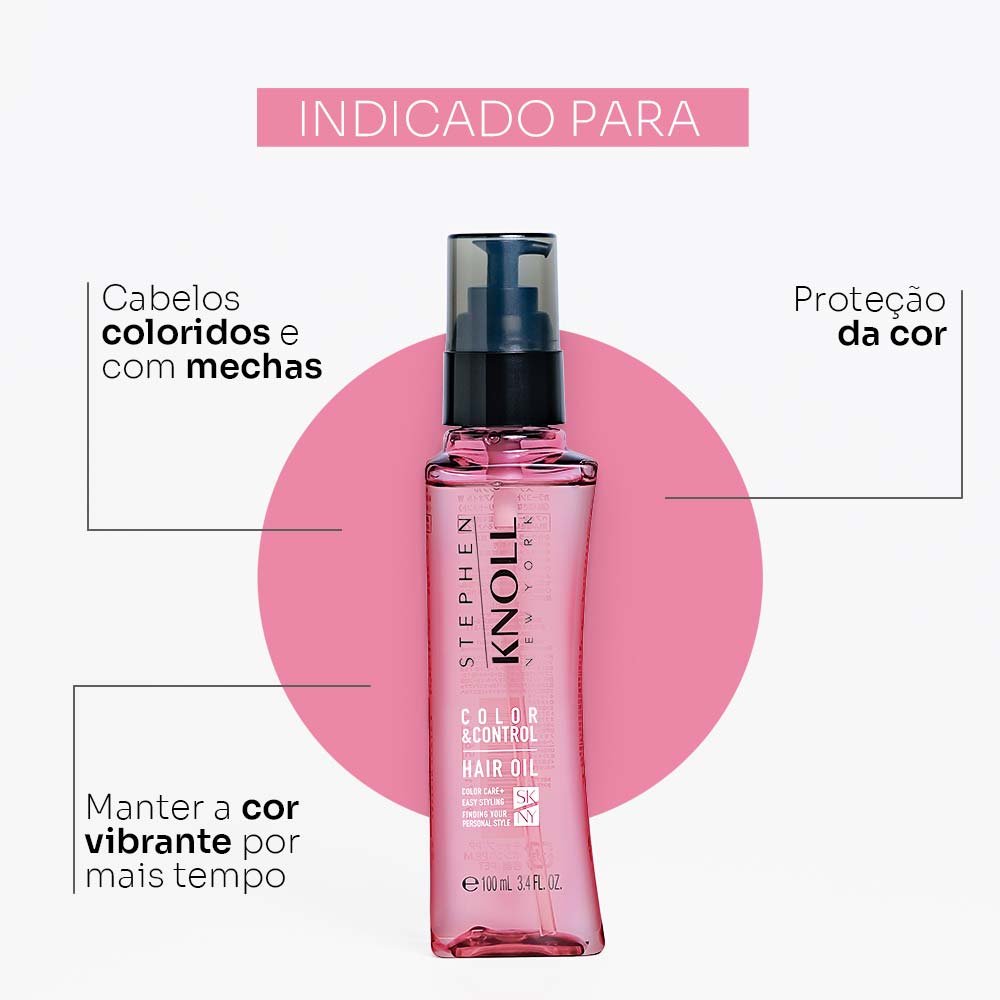 Stephen Knoll Color & Control Hair Oil 100ml 3