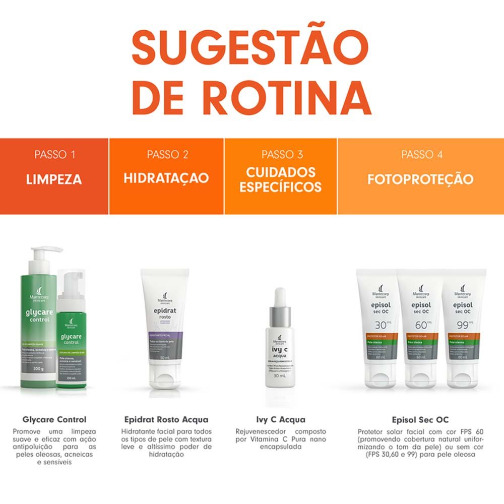 Rejuvenescedor Facial Mantecorp Skincare - Ivy C Acqua 30ml 7