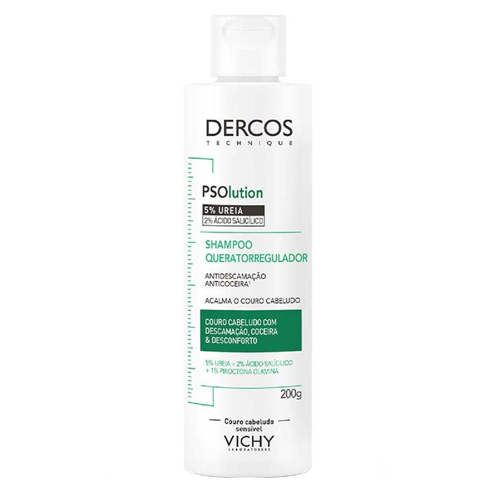Vichy Dercos Psolution Shampoo Queratorregulador 200g 1