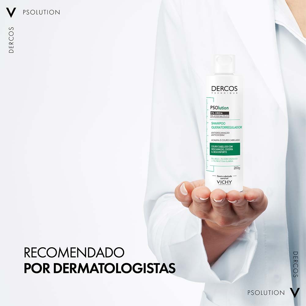 Vichy Dercos Psolution Shampoo Queratorregulador 200g 6