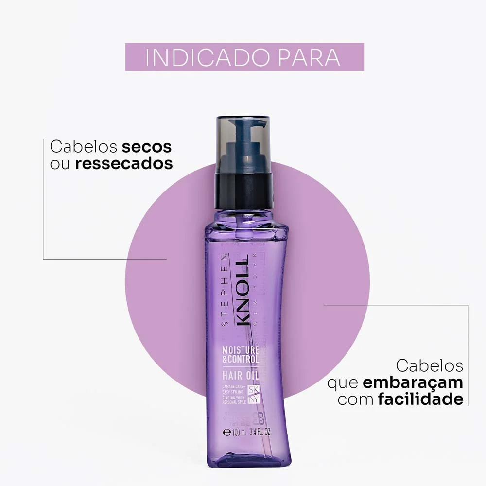 Stephen Knoll Moisture & Control Hair Oil 100ml 3