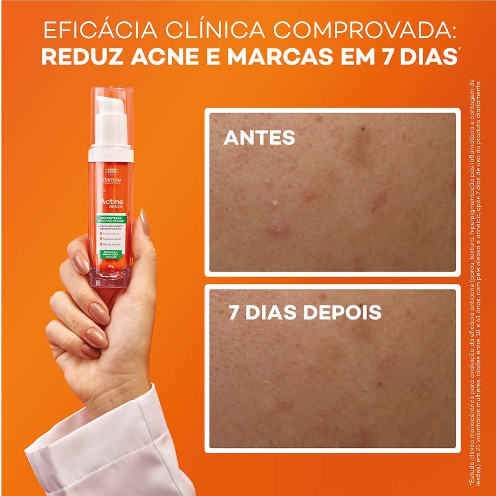Concentrado Renovador Facial Antiacne Darrow - Actine Renov 30g 5