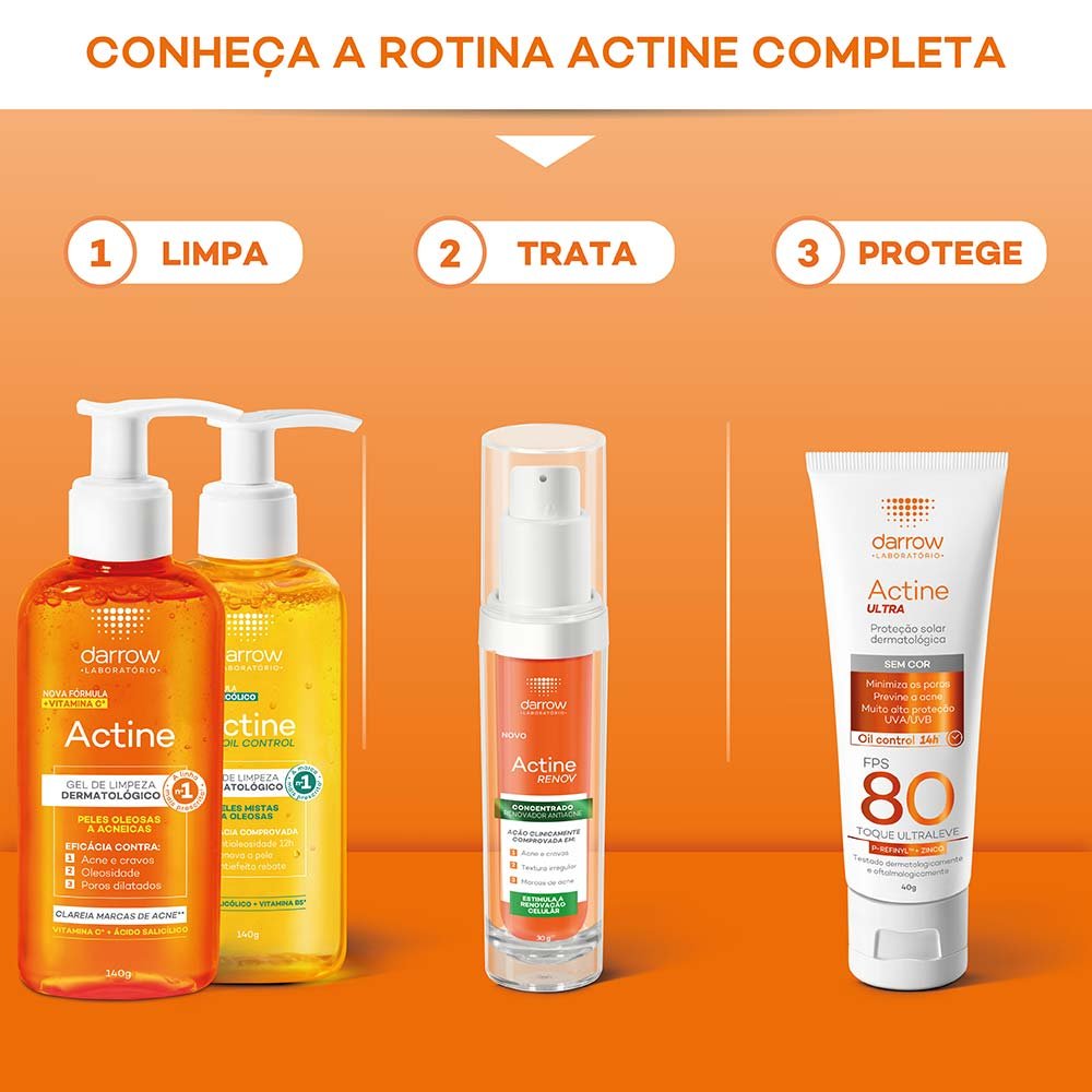 Concentrado Renovador Facial Antiacne Darrow - Actine Renov 30g 7
